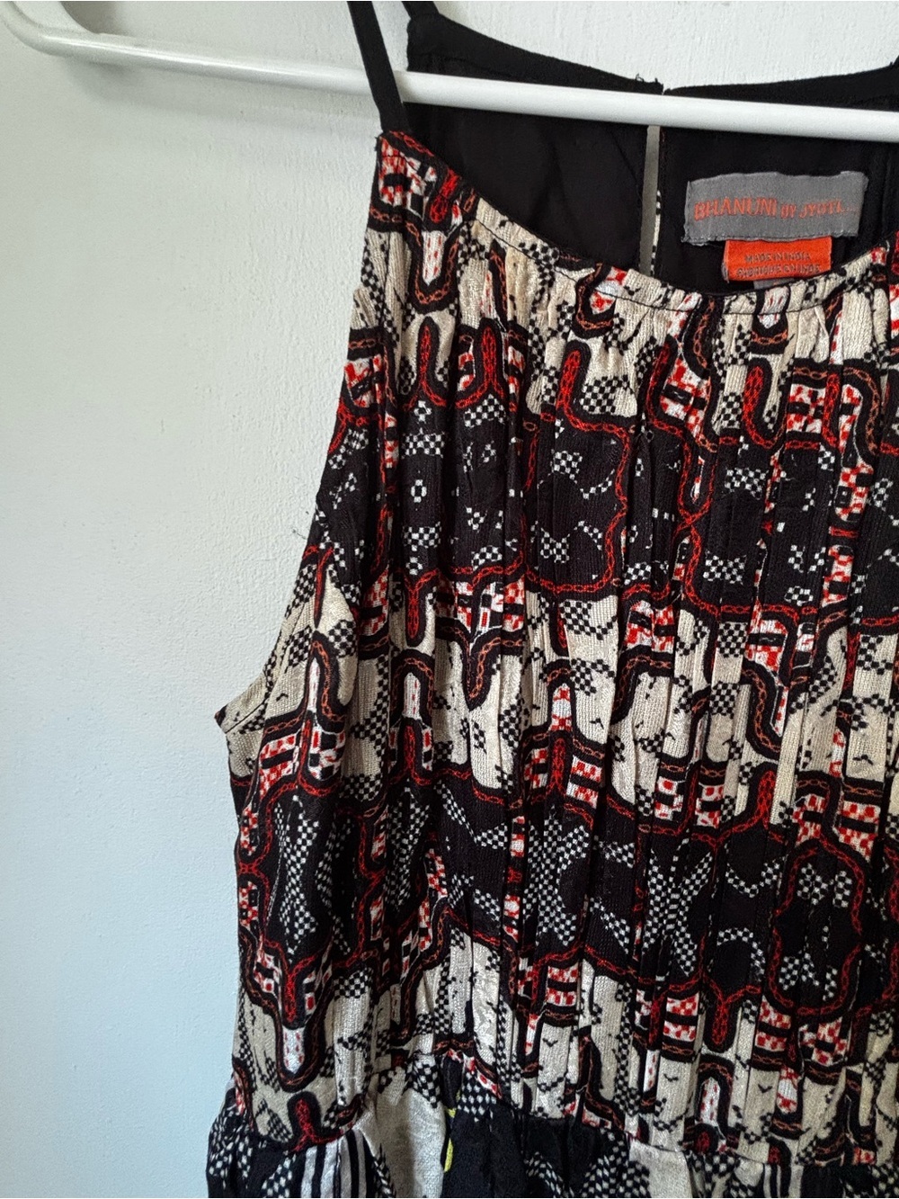 Anthropologie Bhanuni by Jyoti Tiered Maxi Dress Boho Print
Size 4 NWOT - Picture 7 of 8